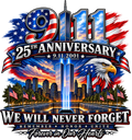 9 11 25th Anniversary T